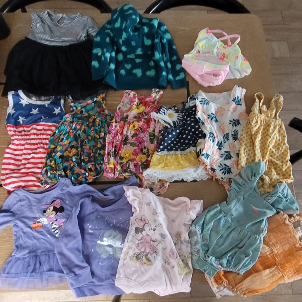 Colorful 18-24m Girls Clothing Bundle